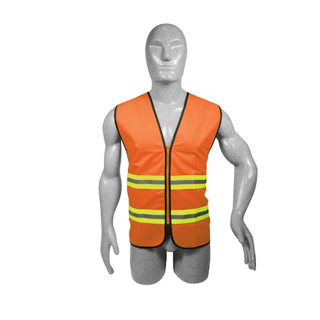 Surtek High Visibility Yellow Vest, OneSizeFitsAll 137499